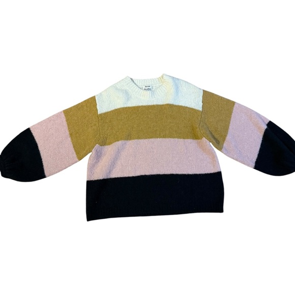 Acne Studios Oversized Stripe Pullover Size Medium - Picture 2 of 7